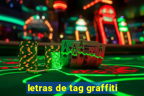 letras de tag graffiti