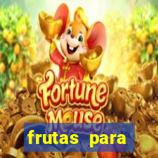 frutas para imprimir e recortar