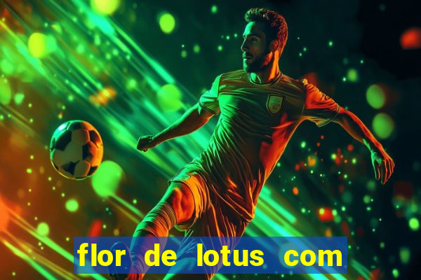 flor de lotus com lua tatuagem