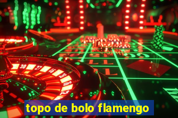 topo de bolo flamengo