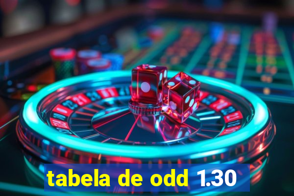 tabela de odd 1.30